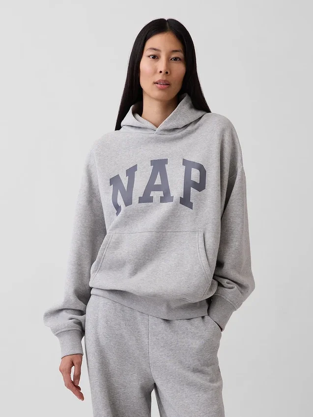 Vintagesoft Nap Logo-hettegenser for voksne