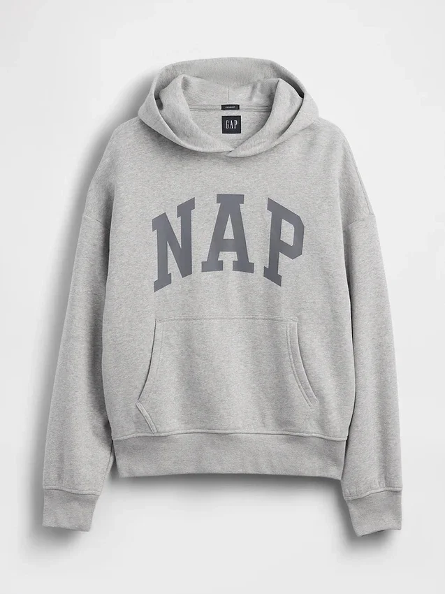 Vintagesoft Nap Logo-hettegenser for voksne