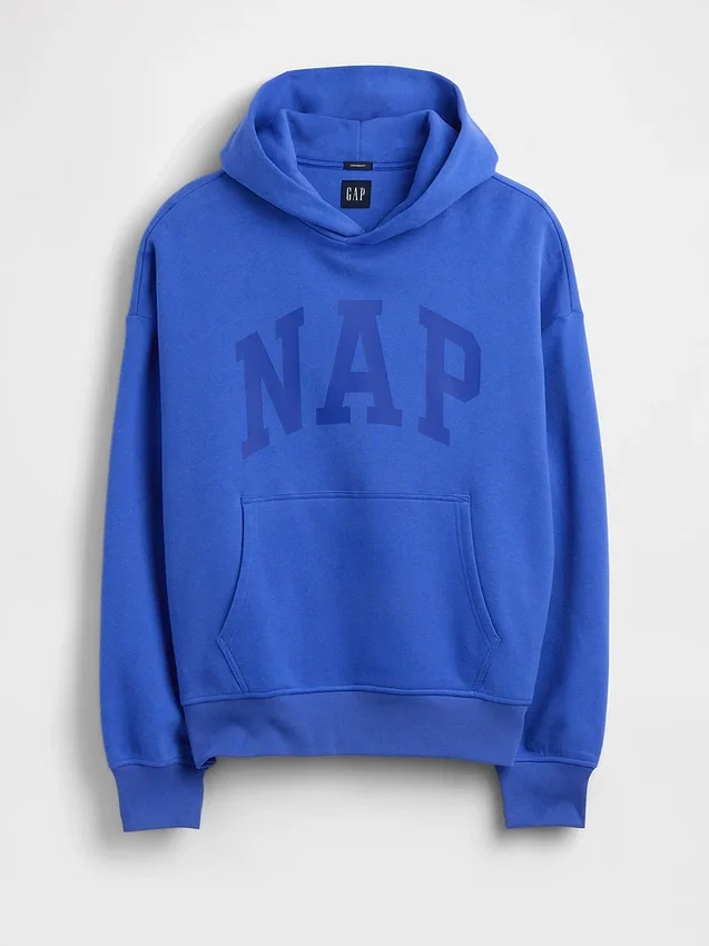 Vintagesoft Nap Logo-hettegenser for voksne