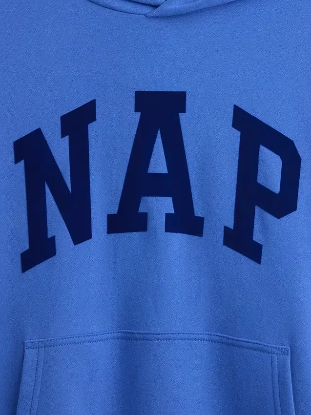 Vintagesoft Nap Logo-hettegenser for voksne
