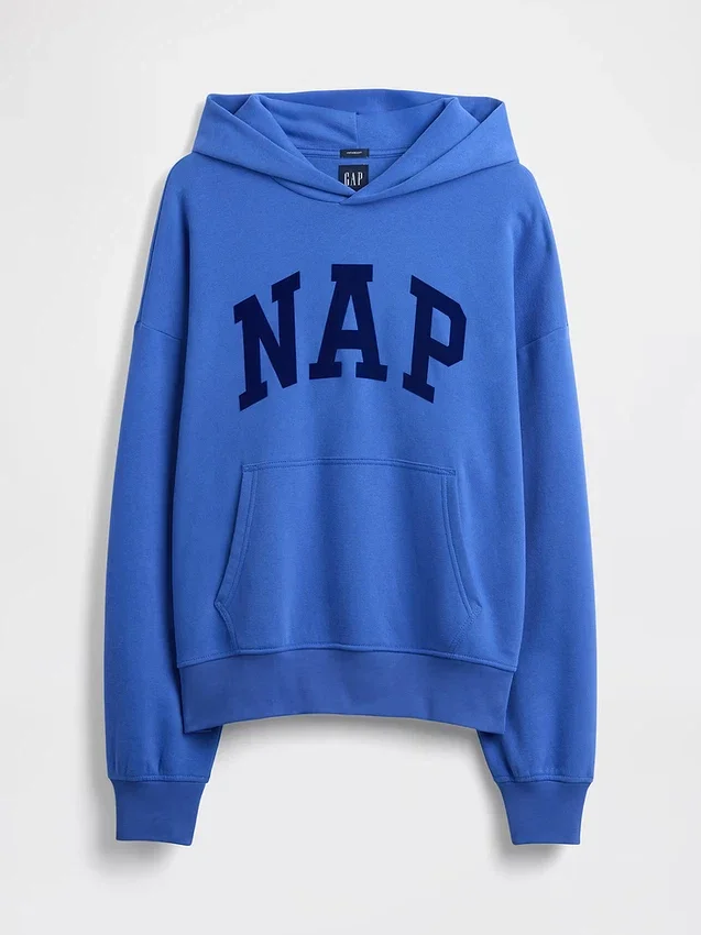 Vintagesoft Nap Logo-hettegenser for voksne