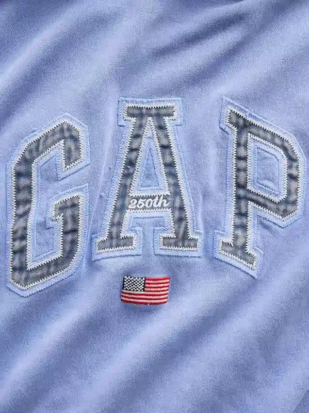 Vintagesoft Oversized Americana Logo-hettegenser