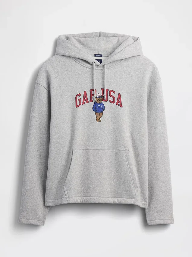 Vintagesoft Oversized Americana Logo-hettegenser