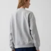 Vintagesoft oversized genser med logo og høyhals