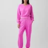 Vintagesoft oversized genser med V-hals