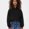 Vintagesoft oversized hettegenser med bobleform for barn