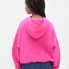 Vintagesoft oversized hettegenser med bobleform for barn