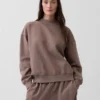 Vintagesoft oversized tunika-genser med høyhals
