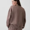 Vintagesoft oversized tunika-genser med høyhals