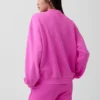 Vintagesoft oversized tunika-genser med høyhals