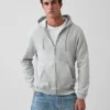 Vintagesoft Relaxed Zip-hettegenser for voksne