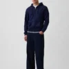 Vintagesoft Relaxed Zip-hettegenser for voksne