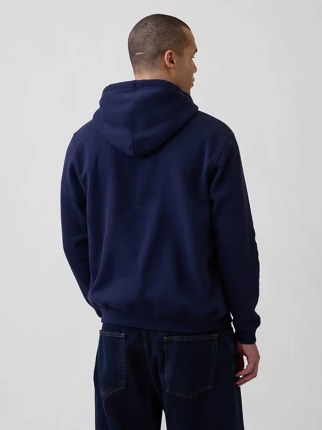 Vintagesoft Relaxed Zip-hettegenser for voksne