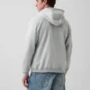 Vintagesoft Relaxed Zip-hettegenser for voksne