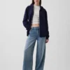 Vintagesoft Relaxed Zip-hettegenser for voksne