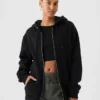 Vintagesoft Relaxed Zip-hettegenser for voksne