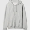 Vintagesoft Relaxed Zip-hettegenser for voksne