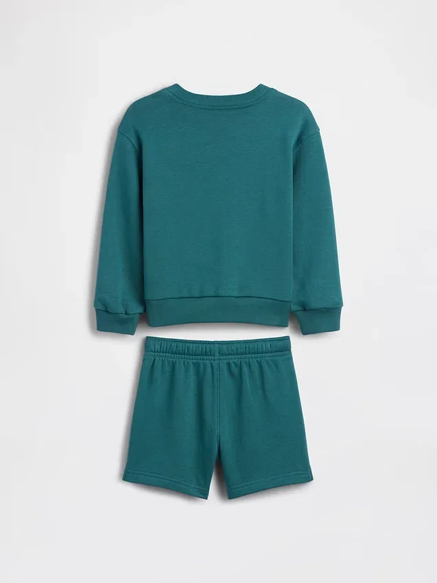 Vintagesoft-sett med bjørnelogo i frotté for Baby og Småbarn