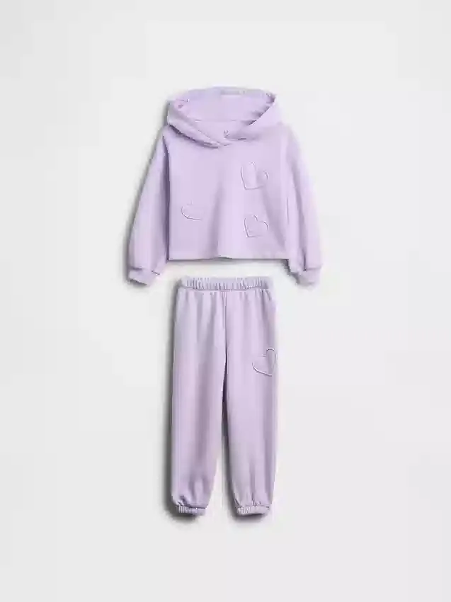 Vintagesoft-sett med hettegenser for Baby og Småbarn
