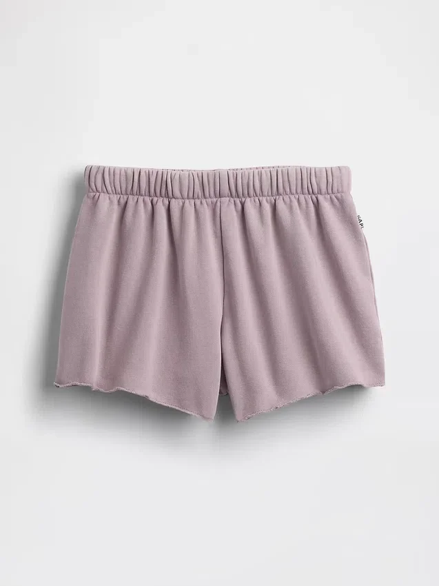 Vintagesoft-shorts for barn i avslappet passform