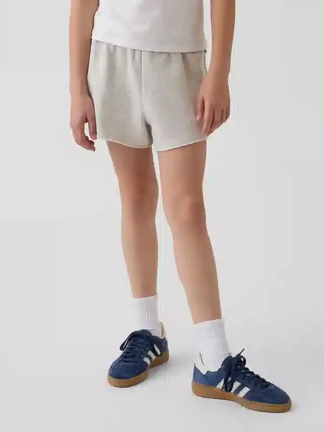 Vintagesoft-shorts for barn i avslappet passform
