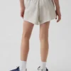 Vintagesoft-shorts for barn i avslappet passform