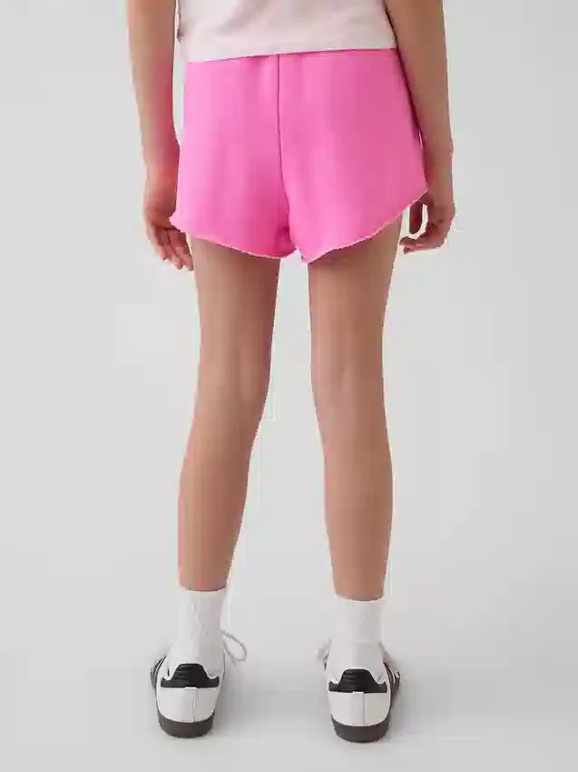 Vintagesoft-shorts for barn i avslappet passform