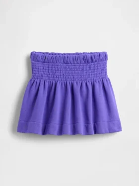 Vintagesoft-skjørt med smocking for barn