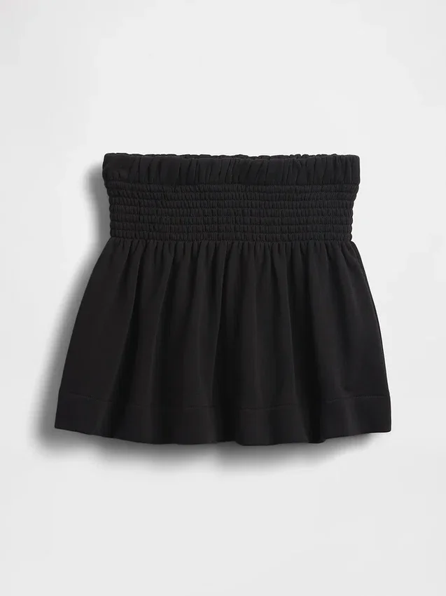 Vintagesoft-skjørt med smocking for barn