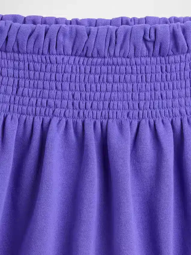 Vintagesoft-skjørt med smocking for barn