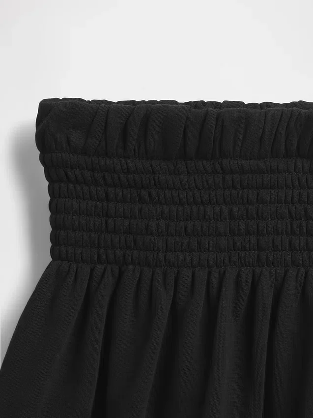 Vintagesoft-skjørt med smocking for barn