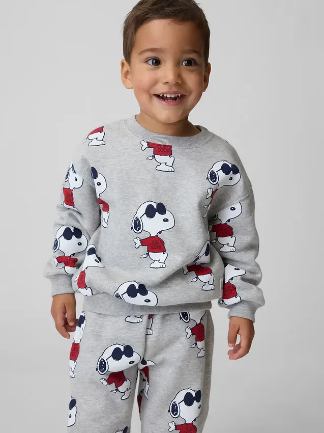 Vintagesoft Snoopy-antrekk for Baby og Småbarn