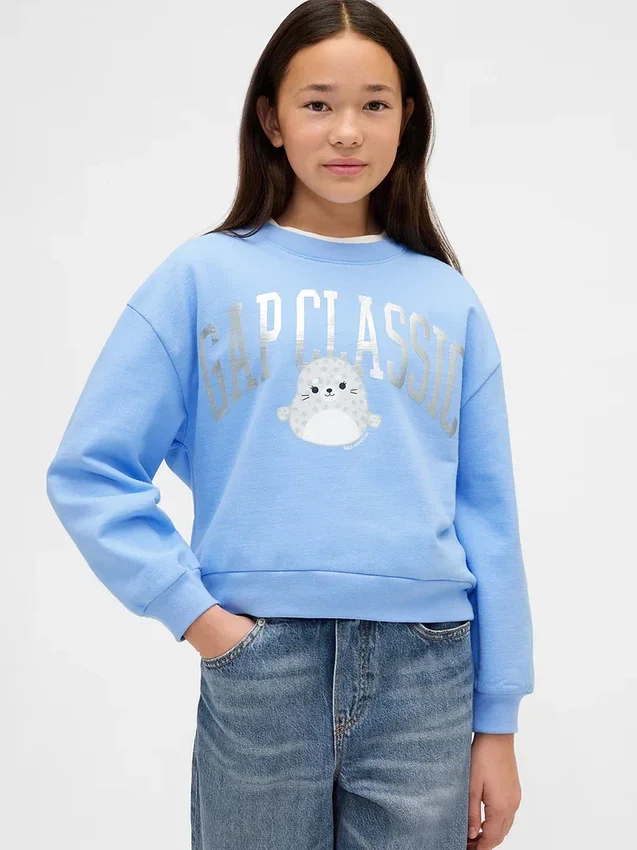 Vintagesoft Squishmallow-logo-genser for barn