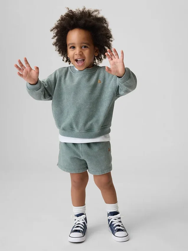 Vintagesoft-sweatsett for Baby og Småbarn
