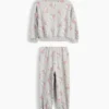 Vintagesoft-sweatsett med blomstermønster for Baby og Småbarn