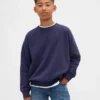 Vintagesoft-sweatshirt med avslappet passform for barn