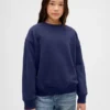Vintagesoft-sweatshirt med avslappet passform for barn