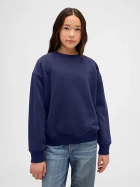 Vintagesoft-sweatshirt med avslappet passform for barn