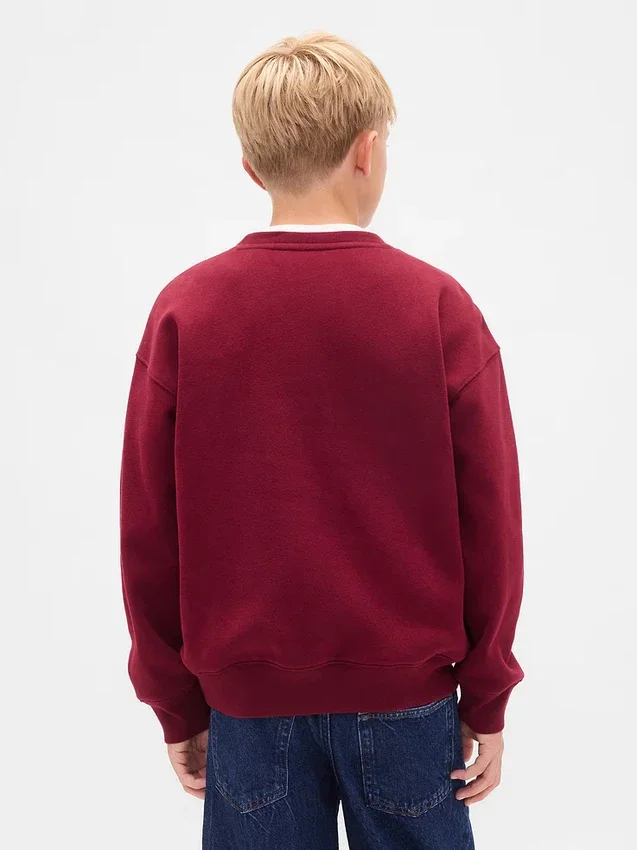 Vintagesoft-sweatshirt med avslappet passform for barn