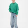 Vintagesoft-sweatshirt med avslappet passform for barn