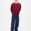 Vintagesoft-sweatshirt med avslappet passform for barn