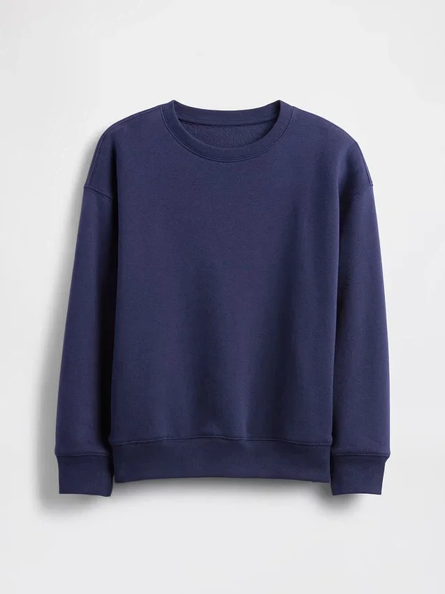 Vintagesoft-sweatshirt med avslappet passform for barn