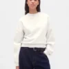 Vintagesoft Sweatshirt med kileformet snitt og rund hals