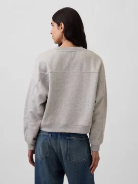 Vintagesoft Sweatshirt med kileformet snitt og rund hals