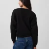 Vintagesoft Sweatshirt med kileformet snitt og rund hals