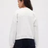 Vintagesoft Sweatshirt med kileformet snitt og rund hals