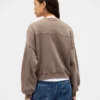 Vintagesoft Sweatshirt med kileformet snitt og rund hals