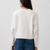 Vintagesoft Sweatshirt med kileformet snitt og rund hals