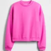 Vintagesoft Sweatshirt med kileformet snitt og rund hals