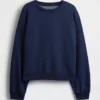 Vintagesoft Sweatshirt med kileformet snitt og rund hals